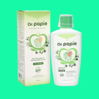 Nước tắm gội thảo dược Dr Papie