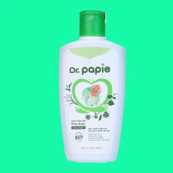 Nước tắm gội thảo dược Dr Papie