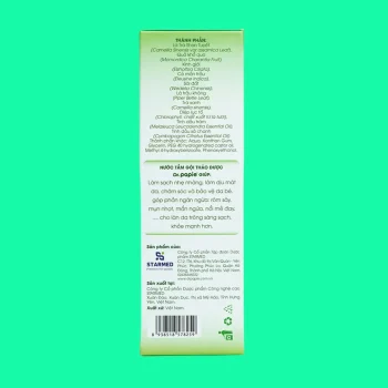 Nước tắm gội thảo dược Dr Papie