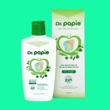Nước tắm gội thảo dược Dr Papie
