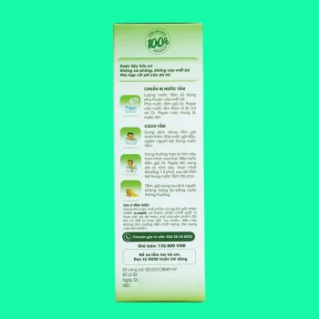 Nước tắm gội thảo dược Dr Papie