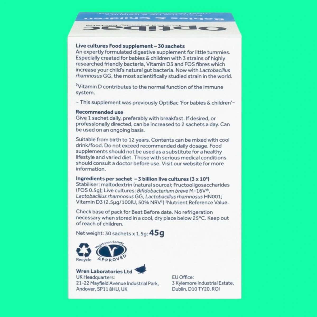 optibac1 Optibac Babies & Children
