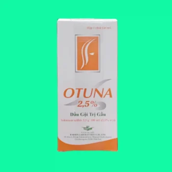 Dầu gội Otuna 2.5% 4 Dầu gội trị gàu Otuna 2,5%