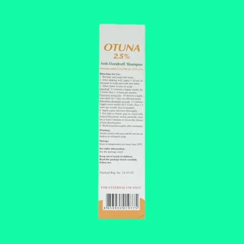 Dầu gội Otuna 2.5% 7 Dầu gội trị gàu Otuna 2,5%