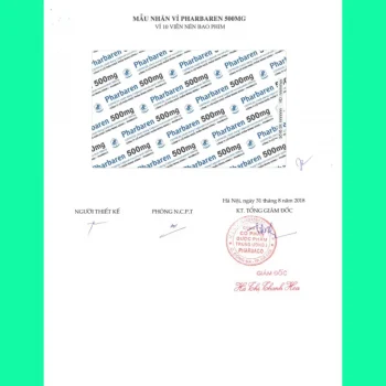 Thuốc Pharbaren 500mg