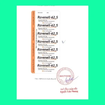 Ravenell-62,5 5 Thuốc Ravenell 62,5mg