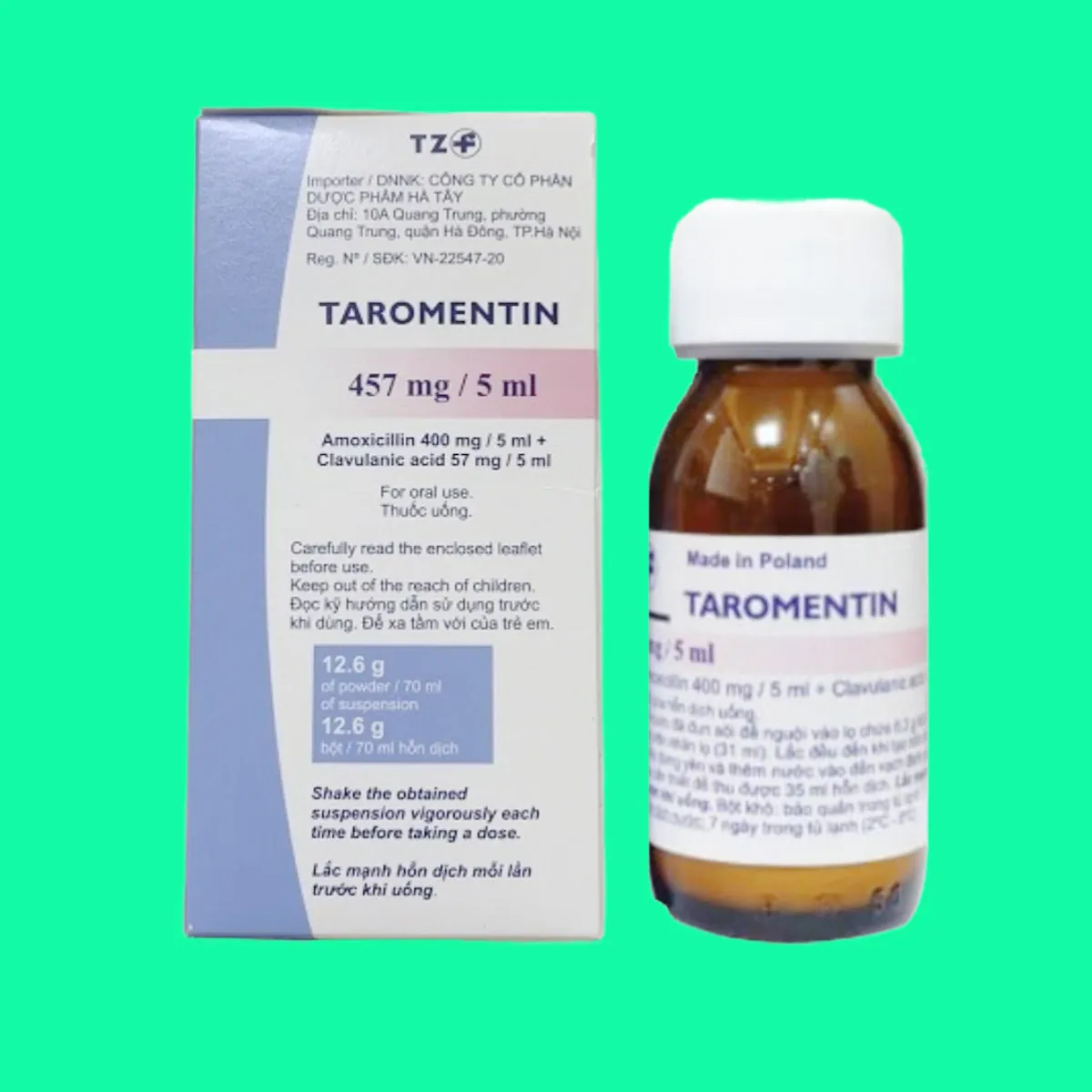 taromentin-457mg-5ml-1 Thuốc Taromentin 457mg/5ml