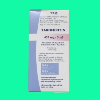 Taromentin 457mg/5ml 12 Thuốc Taromentin 457mg/5ml