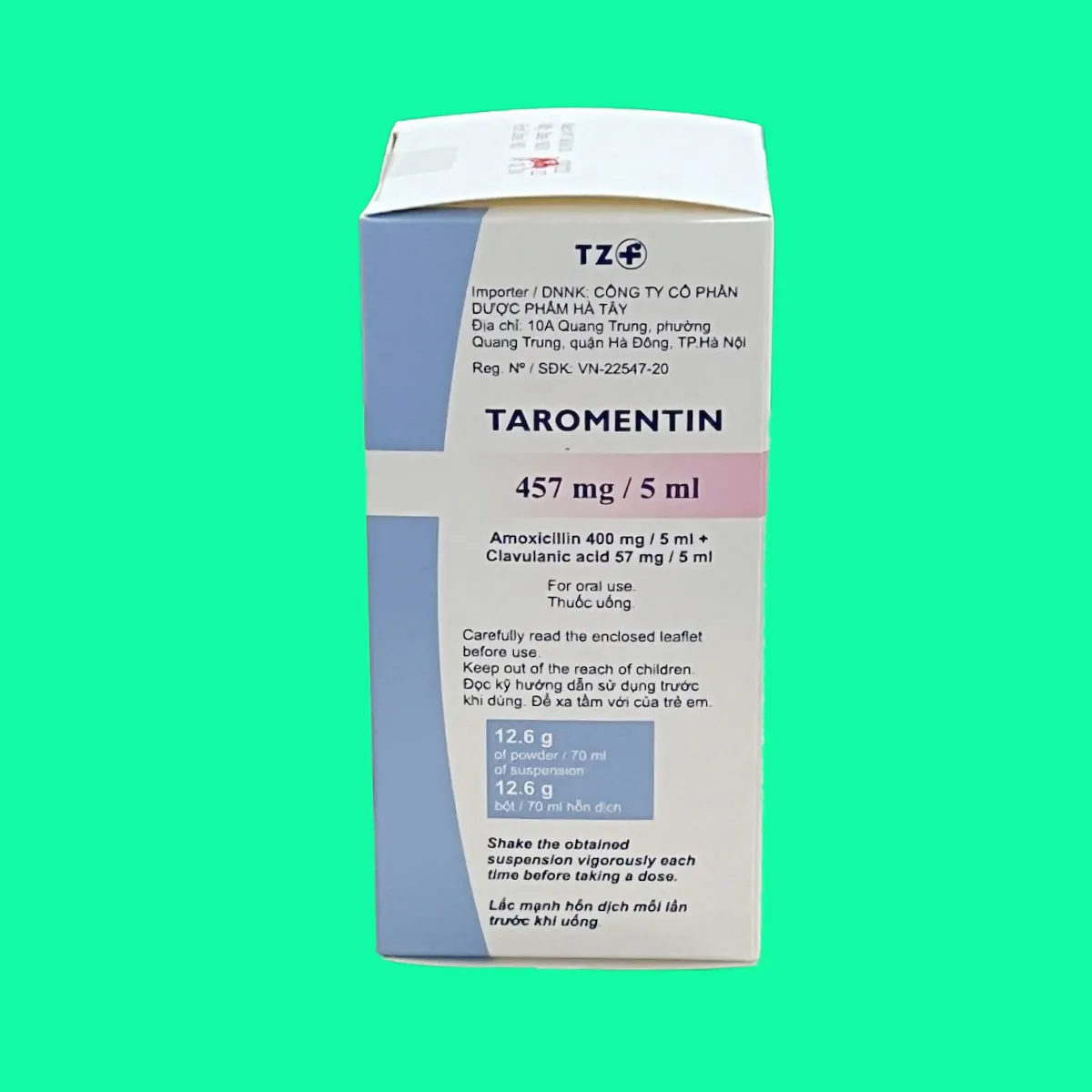 taromentin-457mg-5ml-7 Thuốc Taromentin 457mg/5ml
