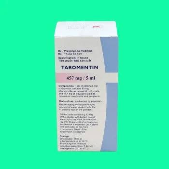 Taromentin 457mg/5ml 8 Thuốc Taromentin 457mg/5ml