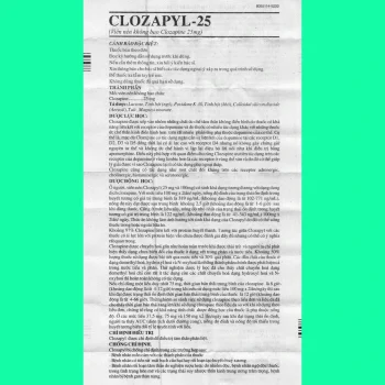thuốc Clozapyl-25