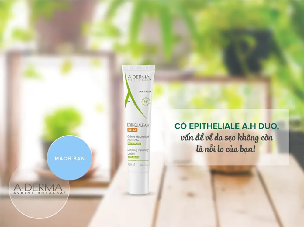Thuốc trị sẹo lõm lâu năm A-derma Epitheliale A.H Duo Ultra Repairing 