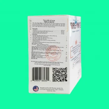 Viên uống trắng da Triple White