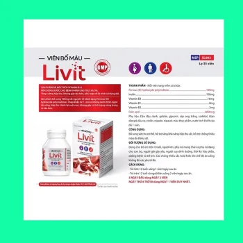 Viên bổ máu Livit 4 Viên bổ máu Livit