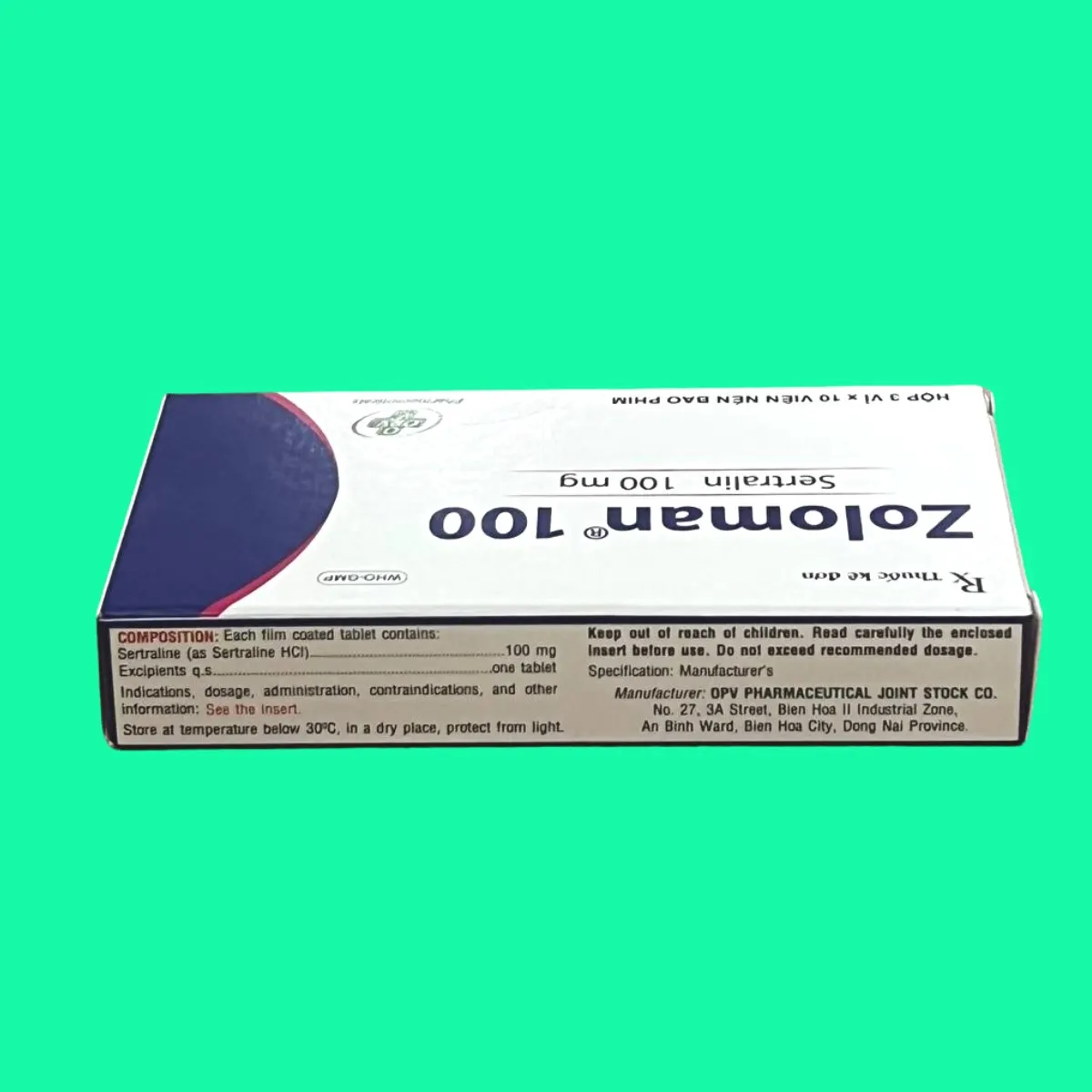 zoloman-100-6 Thuốc Zoloman 100