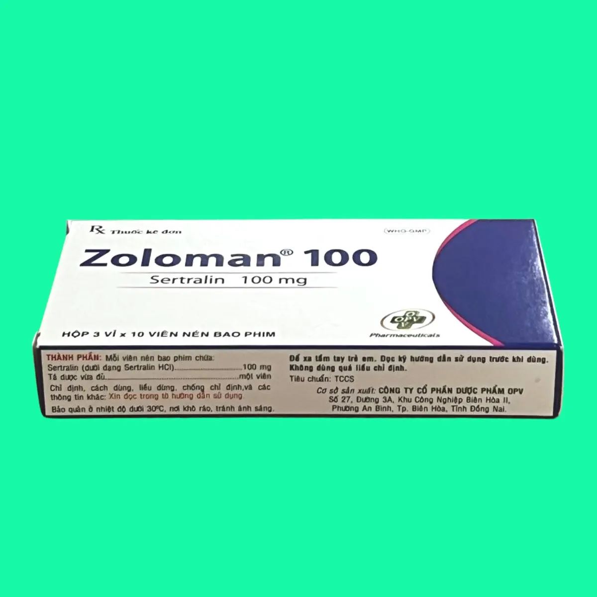 zoloman-100-8 Thuốc Zoloman 100