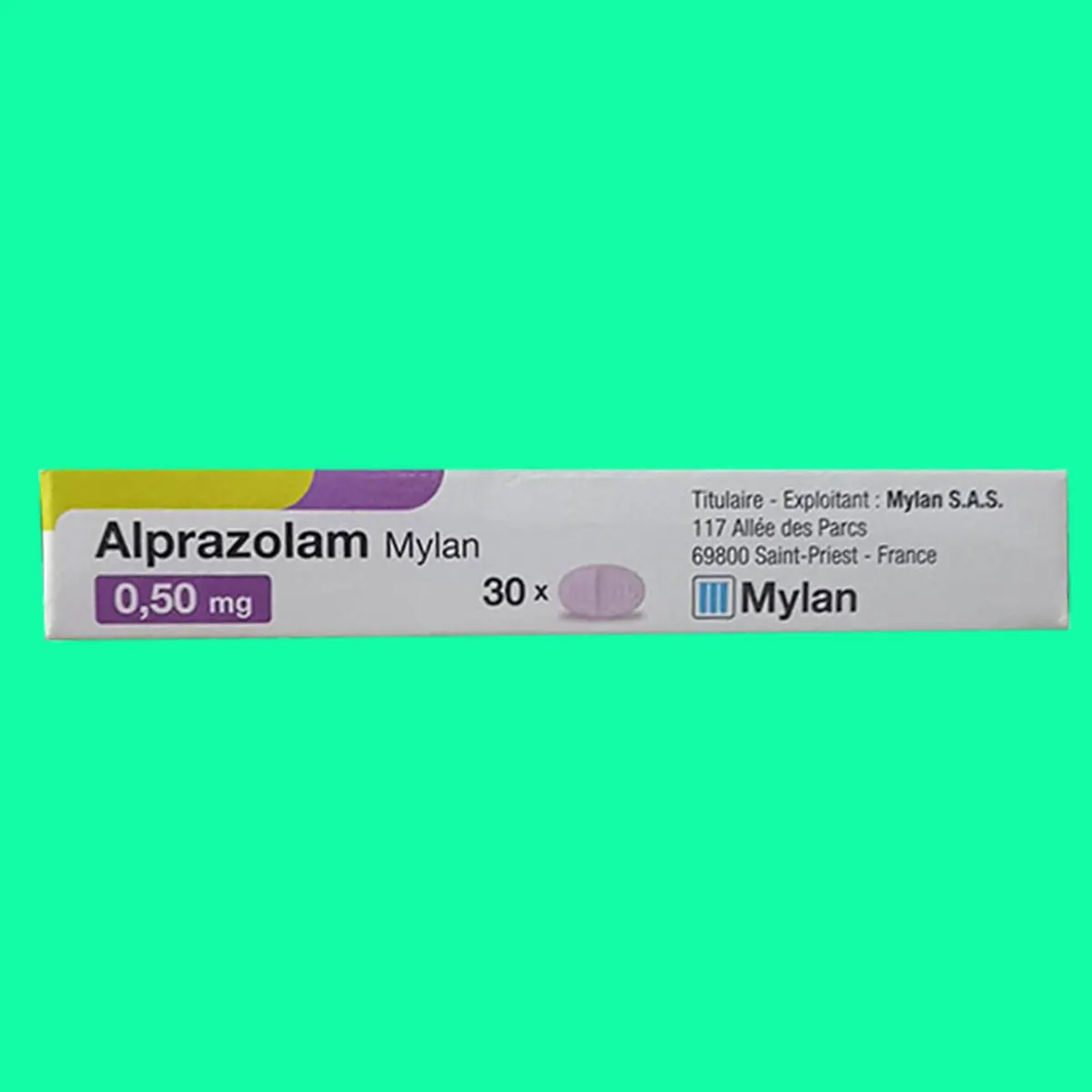 Alprazolam-0,5mg-Mylan-1 Thuốc Alprazolam 0,5mg Mylan