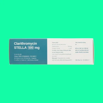 Clarithromycin Stella 500mg 2 Clarithromycin Stella 500mg