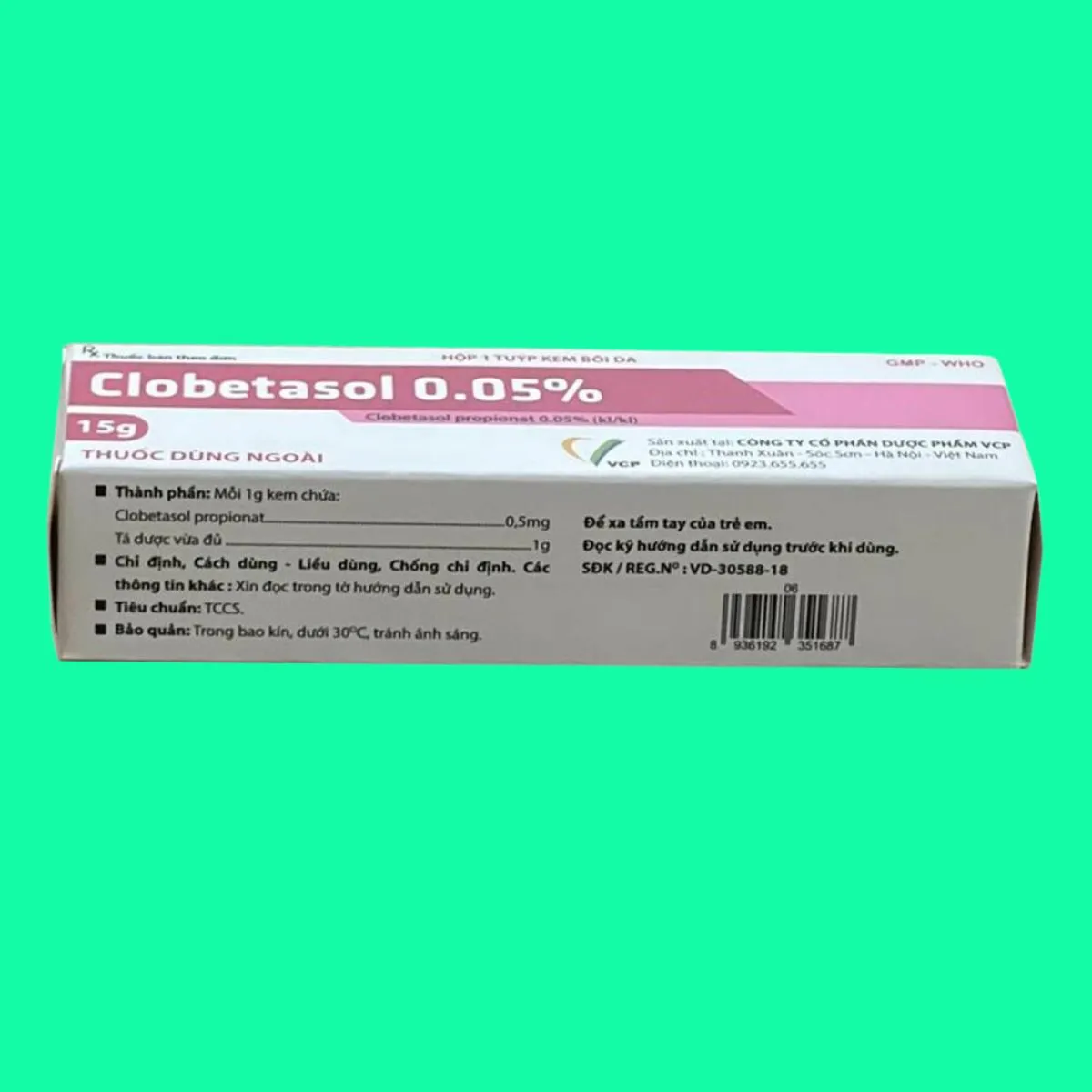 Clobetasol 0.05% VCP-11_11zon Clobetasol 0.05% VCP