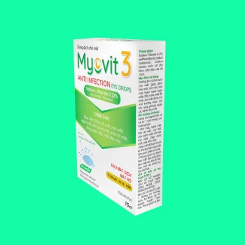 Dung dịch nhỏ mắt Myovit 3 4 Dung dịch nhỏ mắt Myovit 3