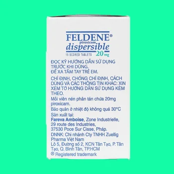 Feldene Dispersible 20mg