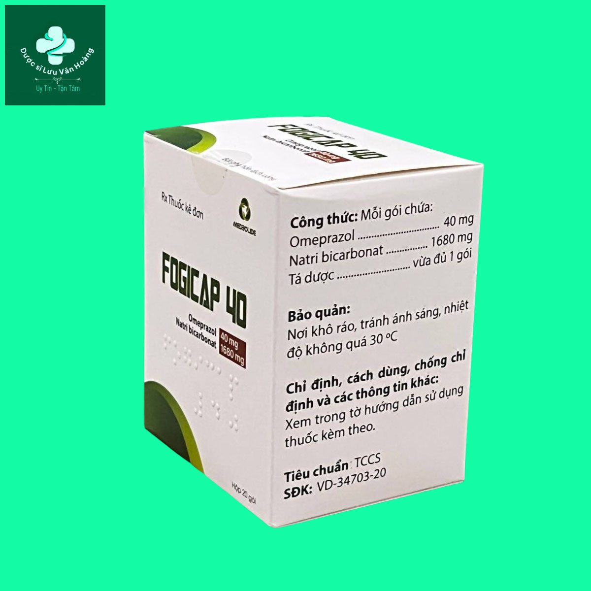 Fogicap 40 - 2 Thuốc Fogicap 40