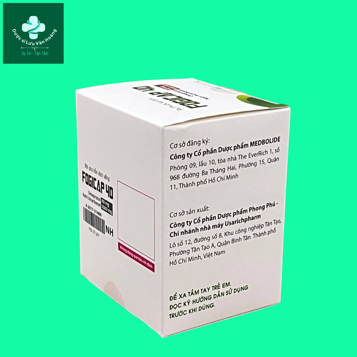 Fogicap 40 - 5 Thuốc Fogicap 40