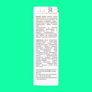 Mặt bên hộp Latopic Probiotic Face and Body Cream