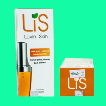 Mặt bên hộp LiS Lovin’ Skin