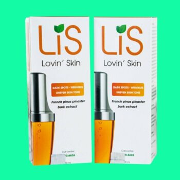 Mặt bên hộp LiS Lovin’ Skin