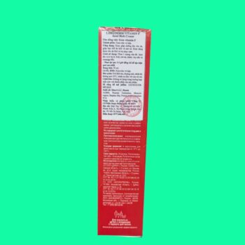 Mặt bên hộp Librederm Vitamin F Semi Rich Cream