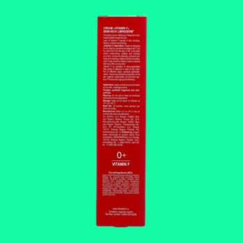 Mặt sau hộp Librederm Vitamin F Semi Rich Cream