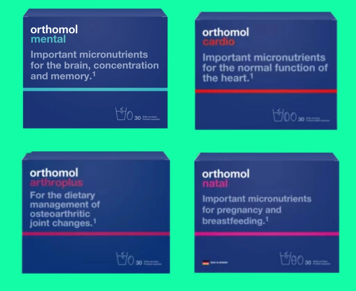 Orthomol Mental 15 Một số sản phẩm orthomol