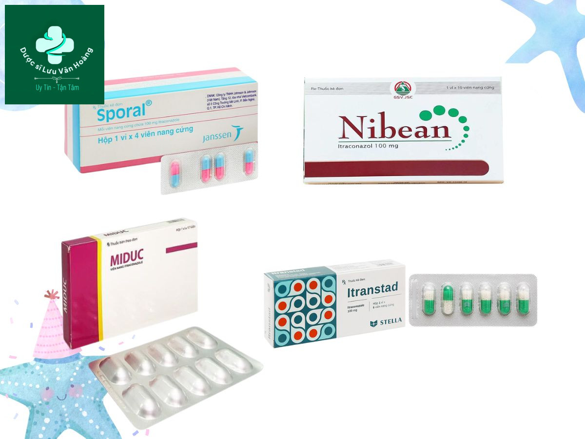 Thuốc uống điều trị nấm chứa Itraconazol 