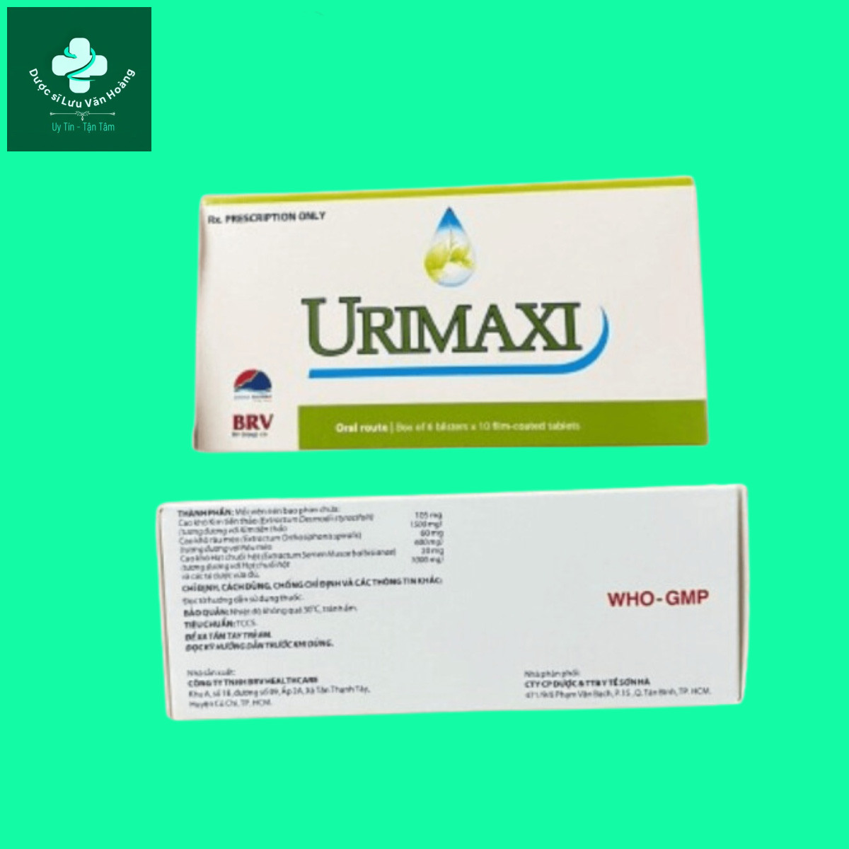 Urimaxi - 2 Thuốc Urimaxi