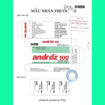 Androz-100 12 Thuốc Androz-100
