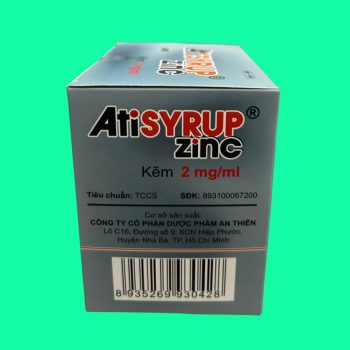 Atisyrup Zinc 20mg/10ml