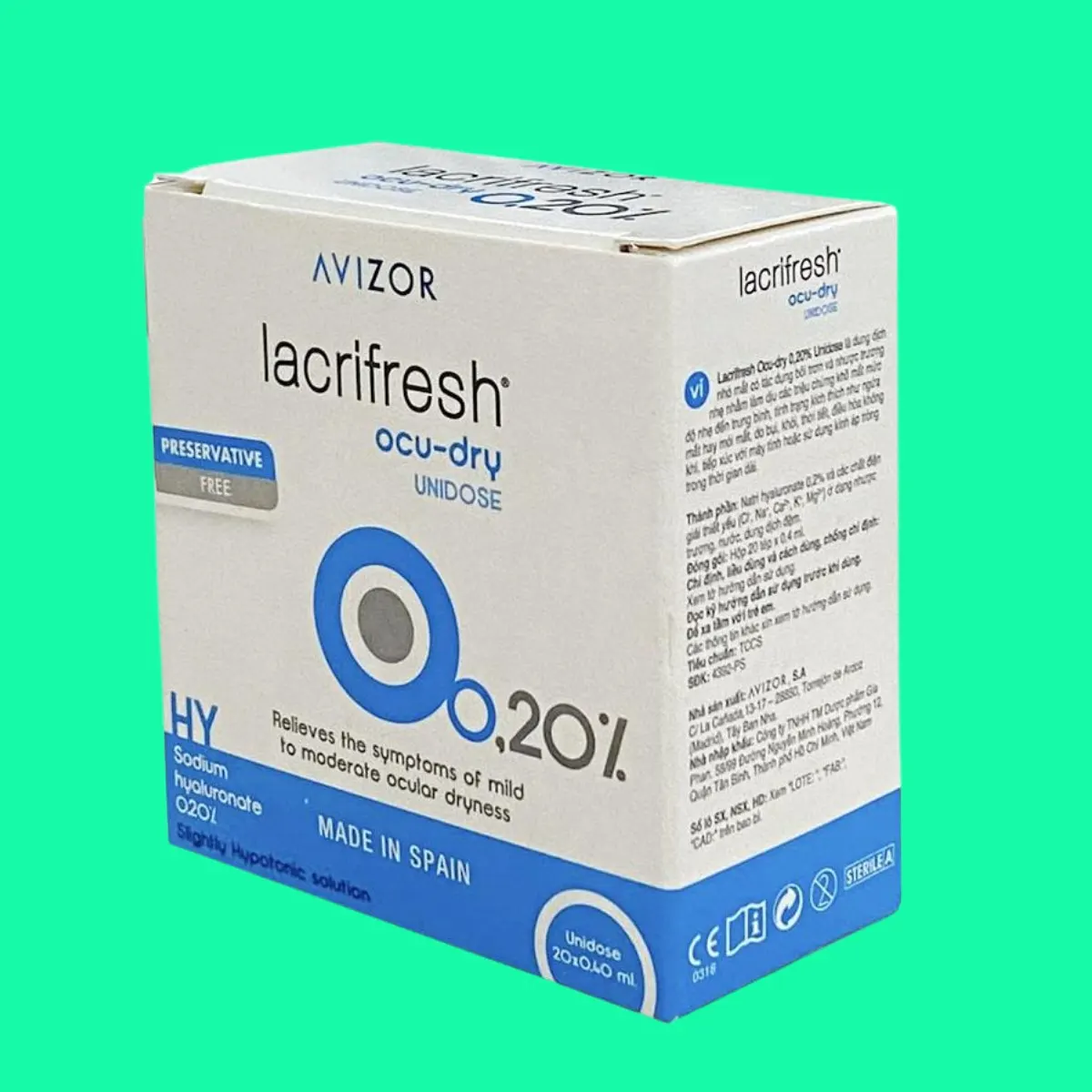 avizor-lacrifresh-ocu-dry-02-8 Avizor Lacrifresh Ocu Dry 0.20 % Unidose