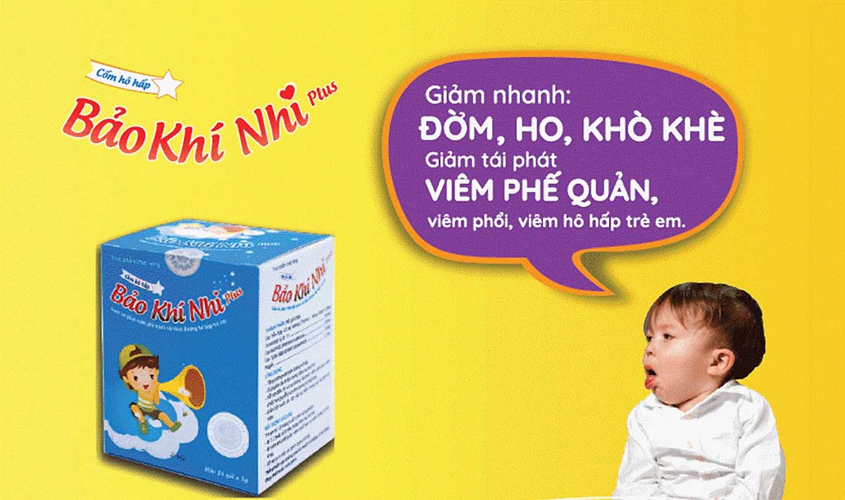 Bảo Khí Nhi Plus 11 Thuốc Bảo Khí Nhi Plus giảm ho, khò khè