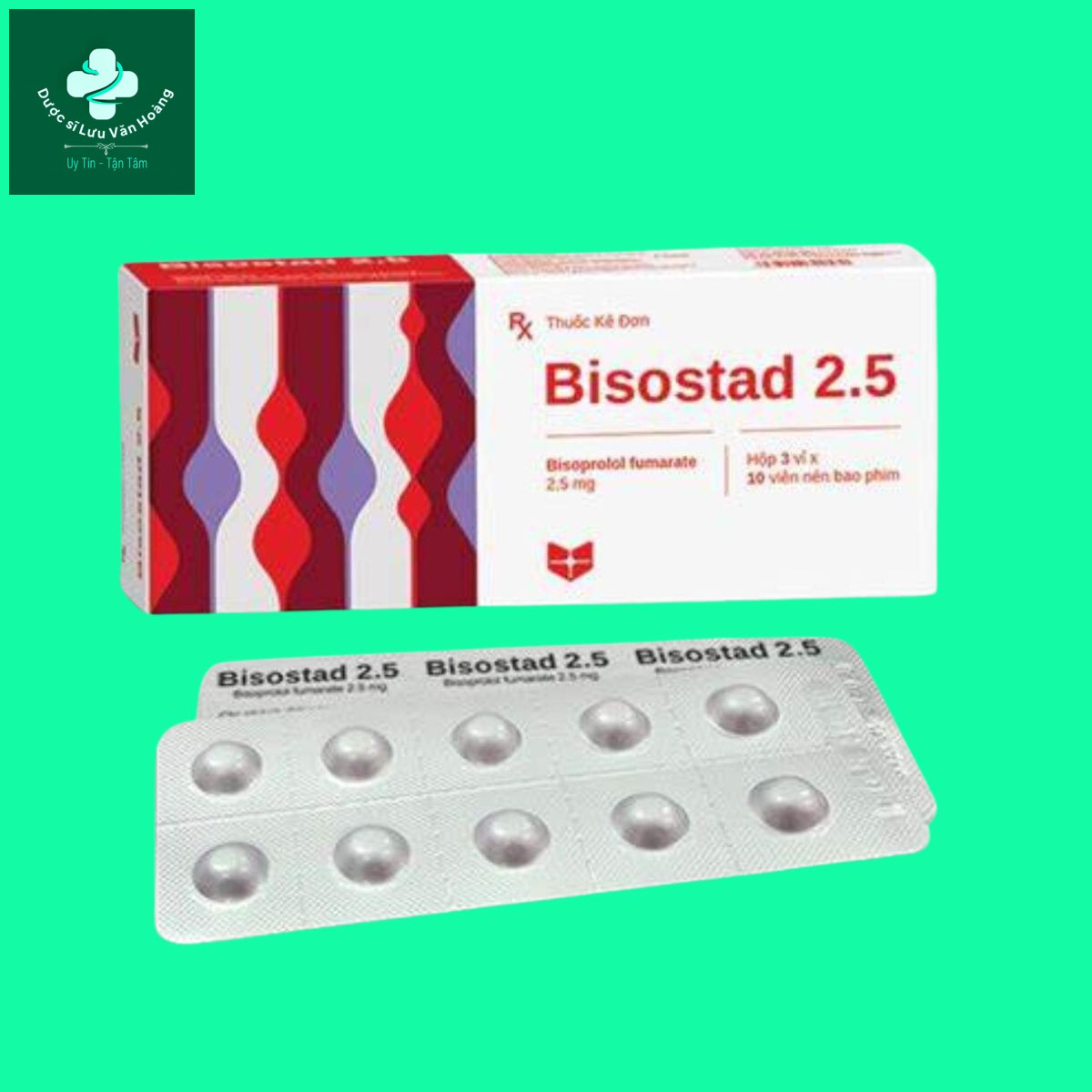 bisostad-12 Thuốc Bisostad 5mg