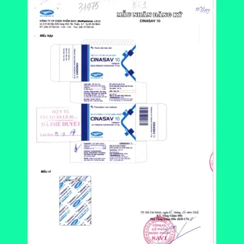Cinasav 10 8 Thuốc Cinasav 10 hdsd