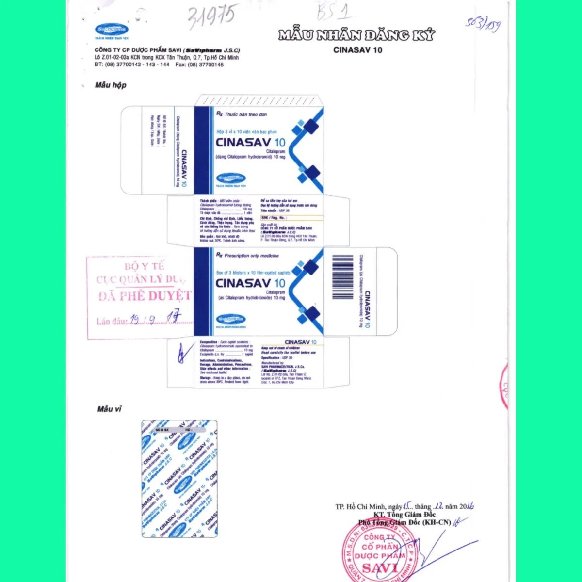 cinasav-10-hdsd-1 Thuốc Cinasav 10 hdsd
