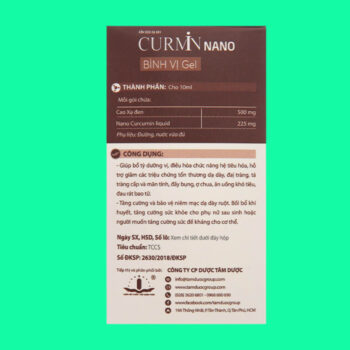 Curmin Nano Bình Vị Gel