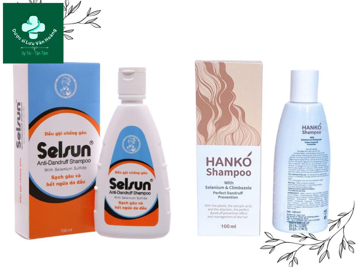 Thuốc gội đầu chứa Selenium Sulfide
