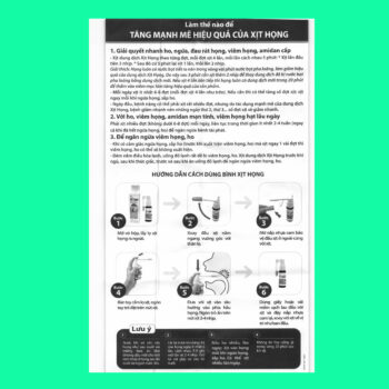 Dung dịch Xịt Họng Nhất Nhất