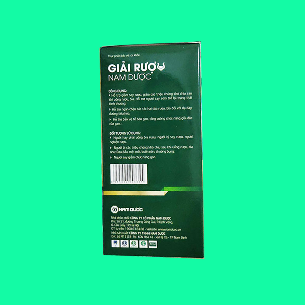 giai-ruou-nam-duoc-dang-goi-4 Thuốc Giải Rượu Nam Dược (Dạng gói)