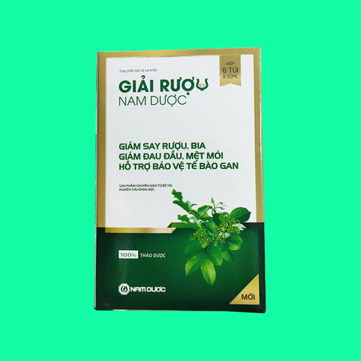 giai-ruou-nam-duoc-dang-goi-5 Thuốc Giải Rượu Nam Dược (Dạng gói)