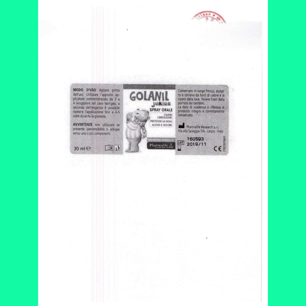 golanil-junior-hdsd-2 Xịt họng Golani Junior hdsd