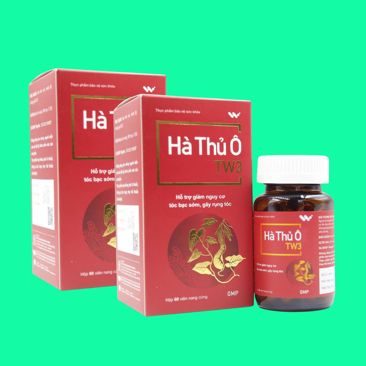 Thiết kế chưa có tên - 1 Thuốc Hà Thủ Ô TW3 Hộp 60 Viên