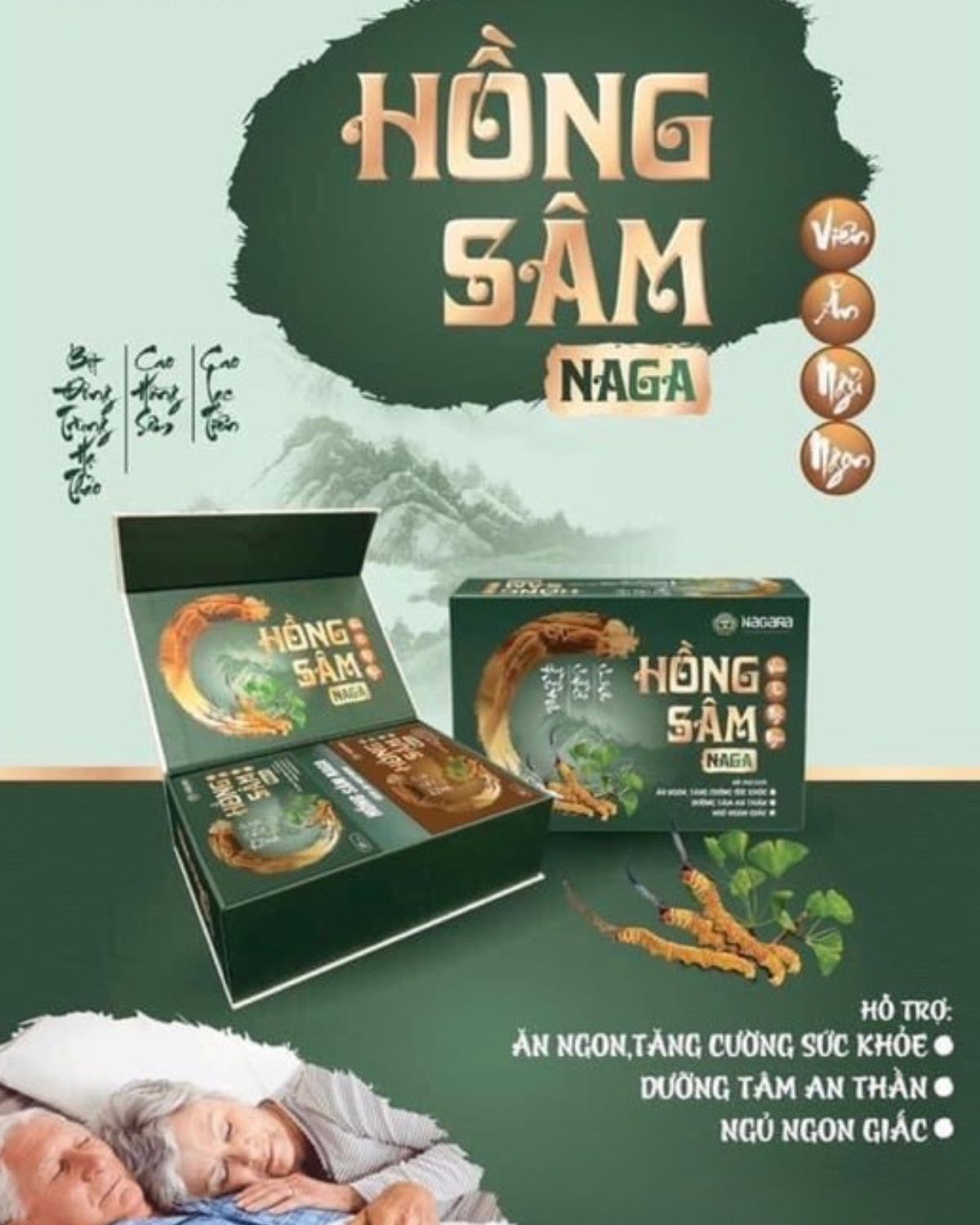Hồng Sâm Naga hộp 60 viên 9 Hồng Sâm Naga hộp 60 viên